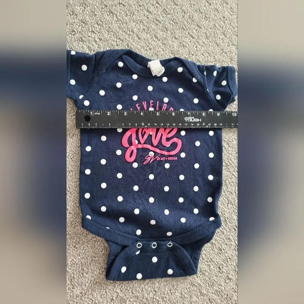 Cleveland Love baby‎ onesie - size 6 months